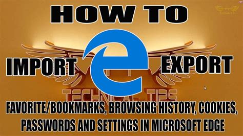 Here is how you can do that How to Import Export Favorites/Bookmarks in Microsoft Edge ...