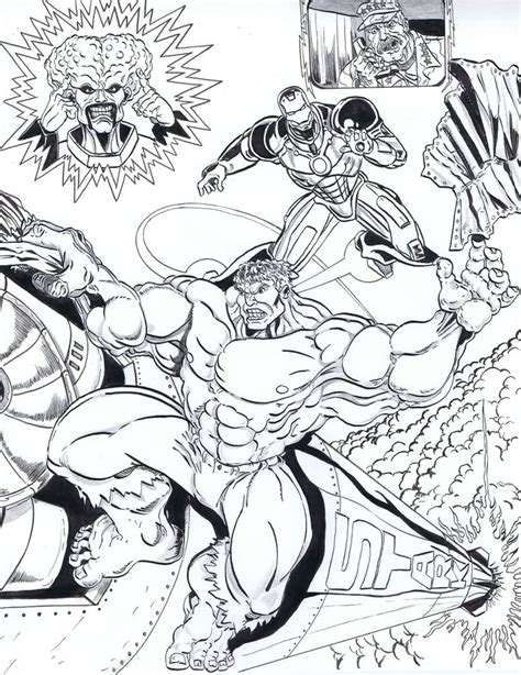 Hulk coloring pages getcoloringpages com. Marvel Superheroes Hulk and Ironman Coloring Page Printable