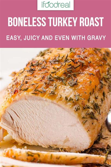 Boneless turkey roast have 53 milligrams of cholesterol and 2.2 grams of fat. Serve this juicy boneless turkey roast for Holidays ...