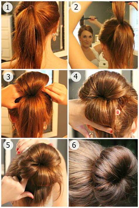 Exquisite high bun for long hair. Hair Tutorial: The Fun Bun - Carolina Charm