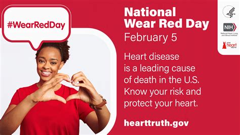 Holiday insights is one of the original holiday calendar sites. National Wear Red Day® | NHLBI, NIH