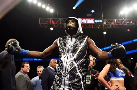 Why does deontay wilder wear a mask? Deontay Wilder admits transformation into the 'Bronze ...