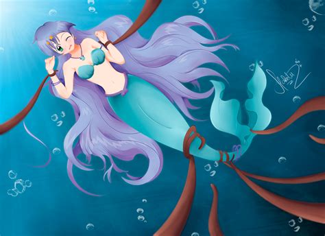 The combat tentacles trope as used in popular culture. commission Hanon - Mermaid Melody by Ma-KotU on DeviantArt