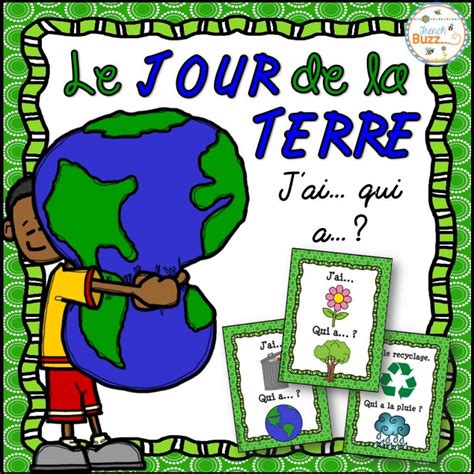 Le jour de la terre est une importante célébration environnementale par la société civile. Le jour de la Terre - jeu j\'ai qui a