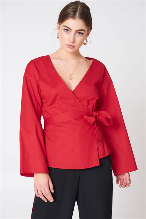 Buy nakd snack food and get the best deals at the lowest prices on ebay! Wrap Kimono Blouse Red | na-kd.com