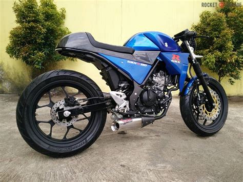 600 см³ / 125 л.с. Suzuki Gsx-R150 Modern Cafe Racer - RocketGarage - Cafe ...