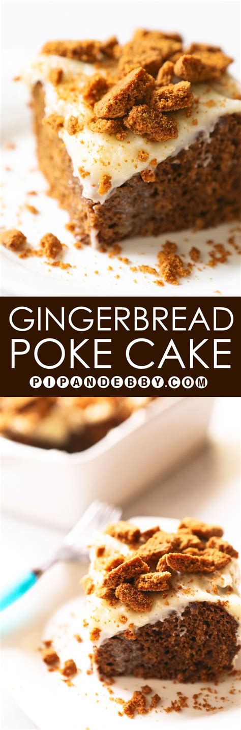 These recipes are from mrs. Gingerbread Poke Cake | Recipe | Poke cake, Desserts, Delicious desserts