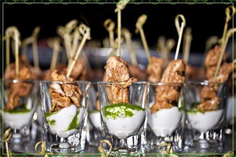 Interested in serving exquisite hors d'oeuvres at your next gathering but just don't have. Tandoori Chicken in a shot glass is a no-fuss hors d ...