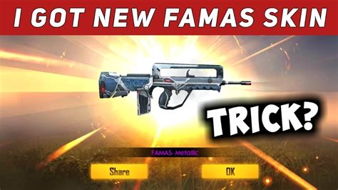 Free fire is a mobile game where players enter a battlefield where there is only one. HOW GET PERMANENT FAMAS || FREE GUN CRATES || PATCH QUIZ ...