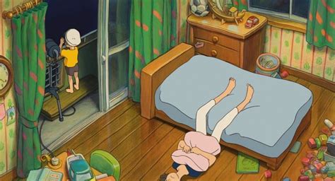 His bedroom is filled with wards, talismans and spells to hide his presence from those that seek him. Ghibli bedrooms | Studio ghibli, Ghibli, Ponyo