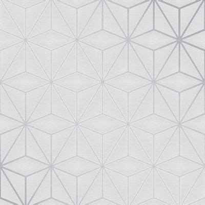 The alicia geometric wave wallpaper from i love wallpaper. Pulse Star Geo Wallpaper Silver / Grey Fine Decor FD42338 ...