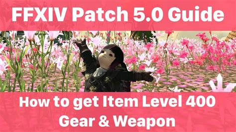 R/ffxiv a community for fans of square enix's popular mmorpg final fantasy xiv online, also known as ffxiv or ff14. FFXIV How to get Item Level 400 Gear Guide Patch 5.0 (Best Armor to start with Shadowbringers ...