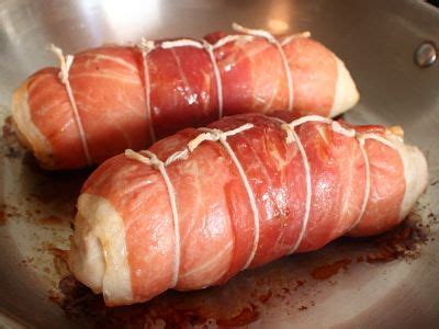 This recipe for prosciutto wrapped chicken breast is probably one of the fastest and easiest chicken recipes i have ever cooked! Prosciutto-Wrapped Chicken Stuffed with Dried Cherries ...