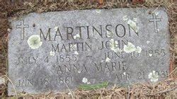 Update information for maria martinson ». Anna Marie Martinson (1861-1931) - Find A Grave Memorial