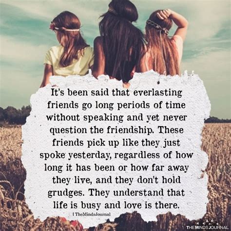 Quotes on meeting old friends after a long time in hindi. It's Been Said That Everlasting Friends Go Long Periods Of Time | Friends forever quotes ...