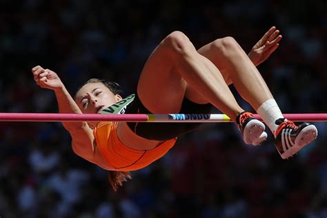 Nadine visser of â netherlands and pamela dutkiewicz of â germany during 100 meter hurdles semifinal for women at the olympic stadium in berlin at the european athletics championship. Nadine Visser makes giant gains on the road to Rio| News ...