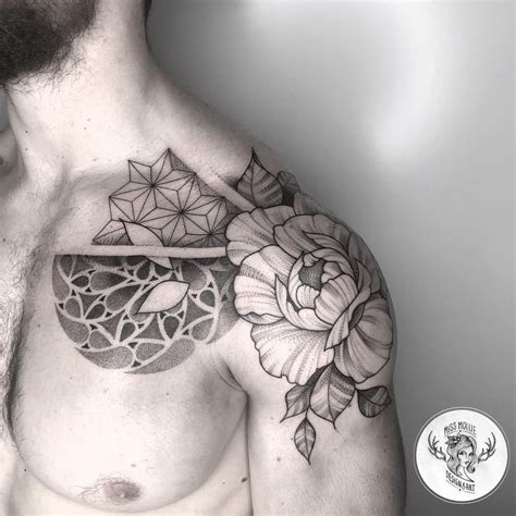 floral-geometric-shoulder-tattoo-dot-work-shoulder-tattoo,-mandala-tattoo-design,-plant-tattoo