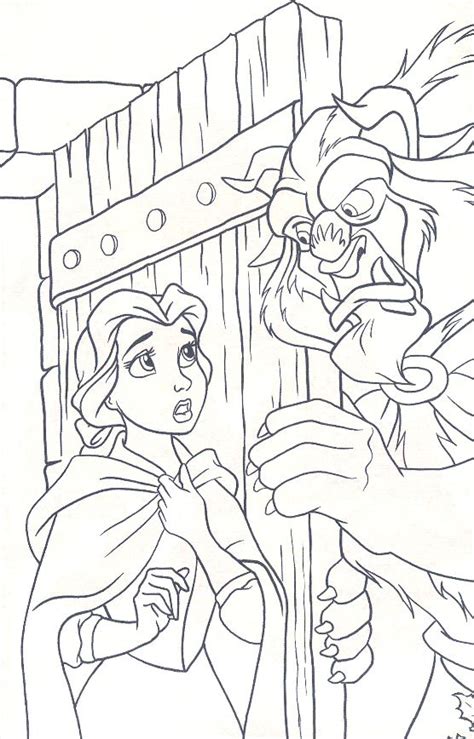 Select one of 1000 printable coloring pages of the category disney. Beauty And The Beast Christmas Coloring Pages at ...