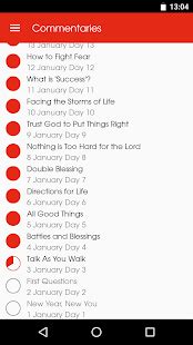 It contains information about the reading of the program at the theocratic ministry school. Bible in One Year - Android Apps on Google Play