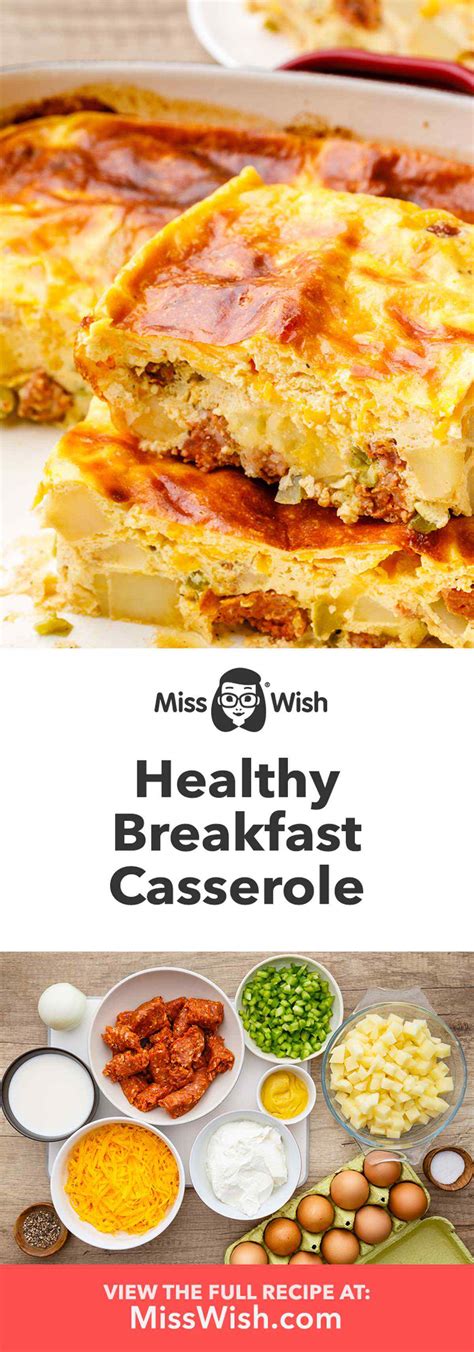 Super fast and healthy egg casserole! Healthy Breakfast Casserole for a Balanced Family ...
