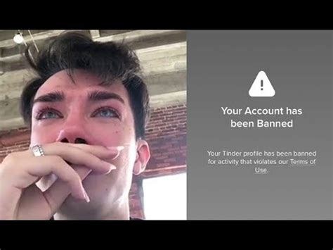 Why your account is banned there so many reasons i never read it but you can check it from tinder faq. James Charles Just Got Banned From Tinder - YouTube