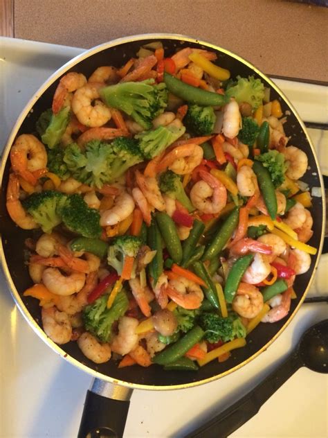 We did not find results for: Healthy Sunday Dinner Pan-cooked shrimp with stir fry ...