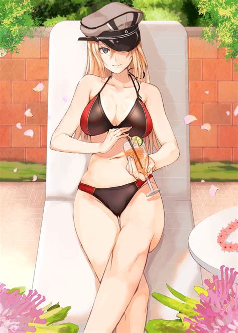 Comment must not exceed 1000 characters. Safebooru - 1girl adapted costume bikini bismarck (kantai ...