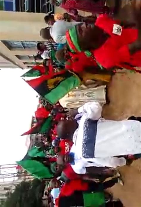 Daily trust gathered on monday that the people of ekile, a rural. IPOB Supporter Ordained As A Priest Celebrate With Biafran ...