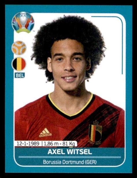 Chaque sélection avait son leader, qui dirigeait le rythme des rencontres à coups de baguette magique. Panini UEFA Euro 2020 Preview - Axel Witsel Belgium No ...