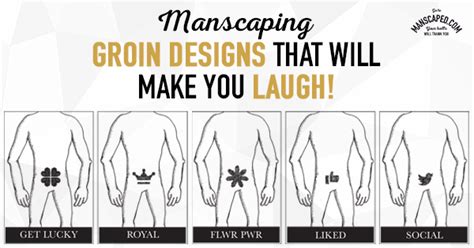 Types of pubic hair cuts men : Manscaping Groin Designs That Will Make You Laugh ...