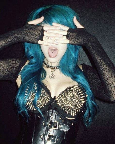 I am going to dye my hair blue. Blue hair, its smurfet.. | Goth princess, Goth, Pastel goth