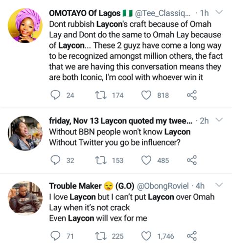 Omaha lay was nominated for the category alongside bella shmurda, tems, oxlade. Laycon & Omah Lay fans fight on Twitter over Next Rated ...