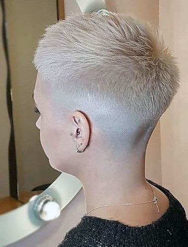 A buzz cut is any of a variety of short hairstyles usually designed with electric clippers. Pixies "R" us 33! | Short hair haircuts, Short hair styles ...