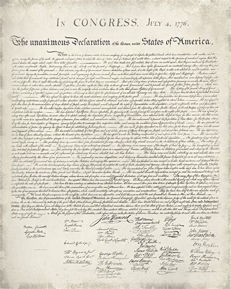 The ideas at the heart of us government. Free Printable United States Declaration of Independence ...