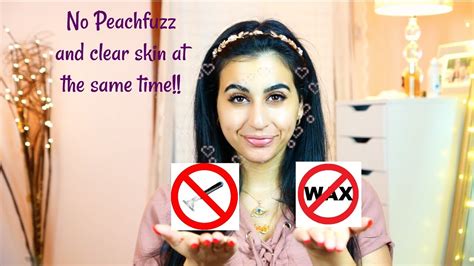 Therefore, use the following home remedies to get rid of the unwanted fuzz from your face. How to Get rid of peach fuzz WITHOUT shaving/waxing - YouTube