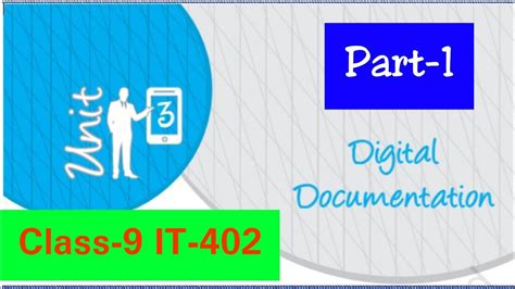 Process creation and process termination in the computer system is done by: Class-9 IT-402 ||Unit-3 Digital Documentation - YouTube