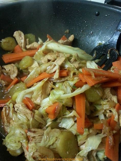 Add bell pepper, carrot, celery, green onion, and mushrooms to wok. TAIWAN STIR FRY - Food Lovers Recipes