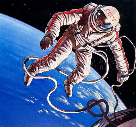 Réalisations graphiques pour la blogueuse scientifique florence porcel. Alexei Leonov paintings