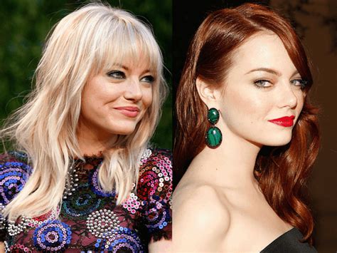 All brunettes have orange and red undertones in their hair, which is the residual color you get after using a medium ash blonde hair dye is another good way to tone down the orange in your hair to a how to prevent orange hair. Blonde or Red: Which Look Is Best On These Celeb Redheads ...