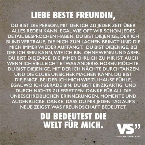 Ob mit dankeskarten zur hochzeit, geburt des kindes oder nach geschafftem umzug. Schöne Sprüche Beste Freundin (mit Bildern) | Beste ...