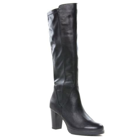 À talons compensés ou chaussures femmes 2020 : Emilie Karston Varius Noir | botte talon noir automne ...