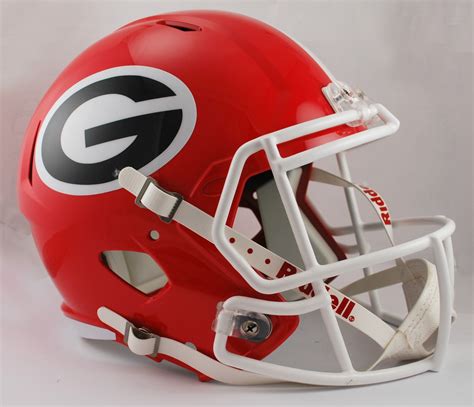 Football helmet design football rules college football helmets football gear football uniforms oregon ducks football ohio state football american football oklahoma sooners. Georgia Bulldogs Riddell NCAA Full Size Deluxe Replica ...