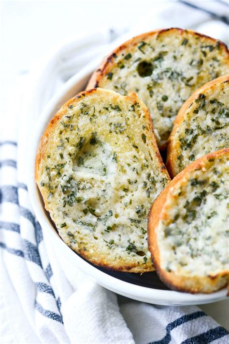 Spread a generous amount of the butter mixture onto one side each of the slices of french bread and place them back into the shape of the. The top 22 Ideas About Quick Garlic Bread From Scratch ...