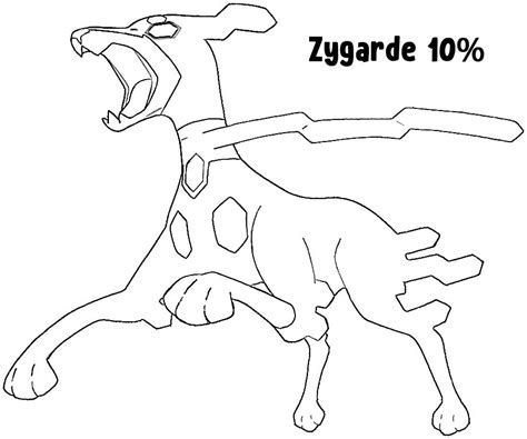 There are many others in pokemon coloring pages to print out or color online. Zygarde 10% forme Pokemon coloring page Sun Moon in 2020 ...