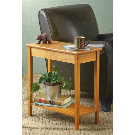 Some side tables with storage feature media storage as well while others feature pull out shelves that offer the perfect spot for a cup of coffee. Chair - side Storage Table - 213584, Living Room at ...