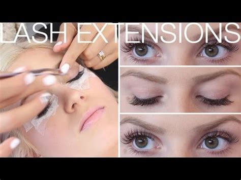 If taking off eyeliner, use a cotton tip dipped in remover and wipe it across your. All About Eyelash Extensions! ♡ FAQ's & Application ft ...