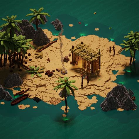 If you're not familiar with what voxel. Caribbean Island : VOXEL