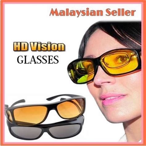 Mata silau atau memiliki istilah medis halo mata akan membuat mata seperti melihat cahaya yang gejala. Spek Cermin Mata Silau Malam Siang HD Night Vision Glasses ...