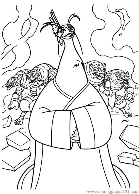 Supercoloring.com is a super fun for all ages: Kung Fu Panda 2 14 Coloring Page - Free Kung Fu Panda ...