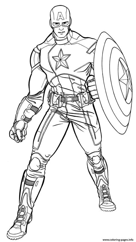 Captain america created by jack kirby and joe simon is depicted as an alter ego. Superhero Captain America 41 Coloring Pages Printable